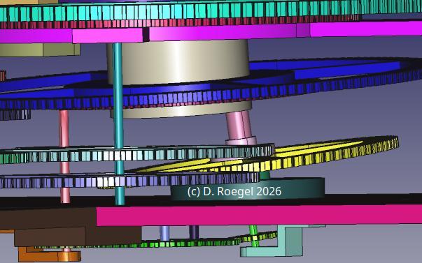A glimpse of the tilted wheels.